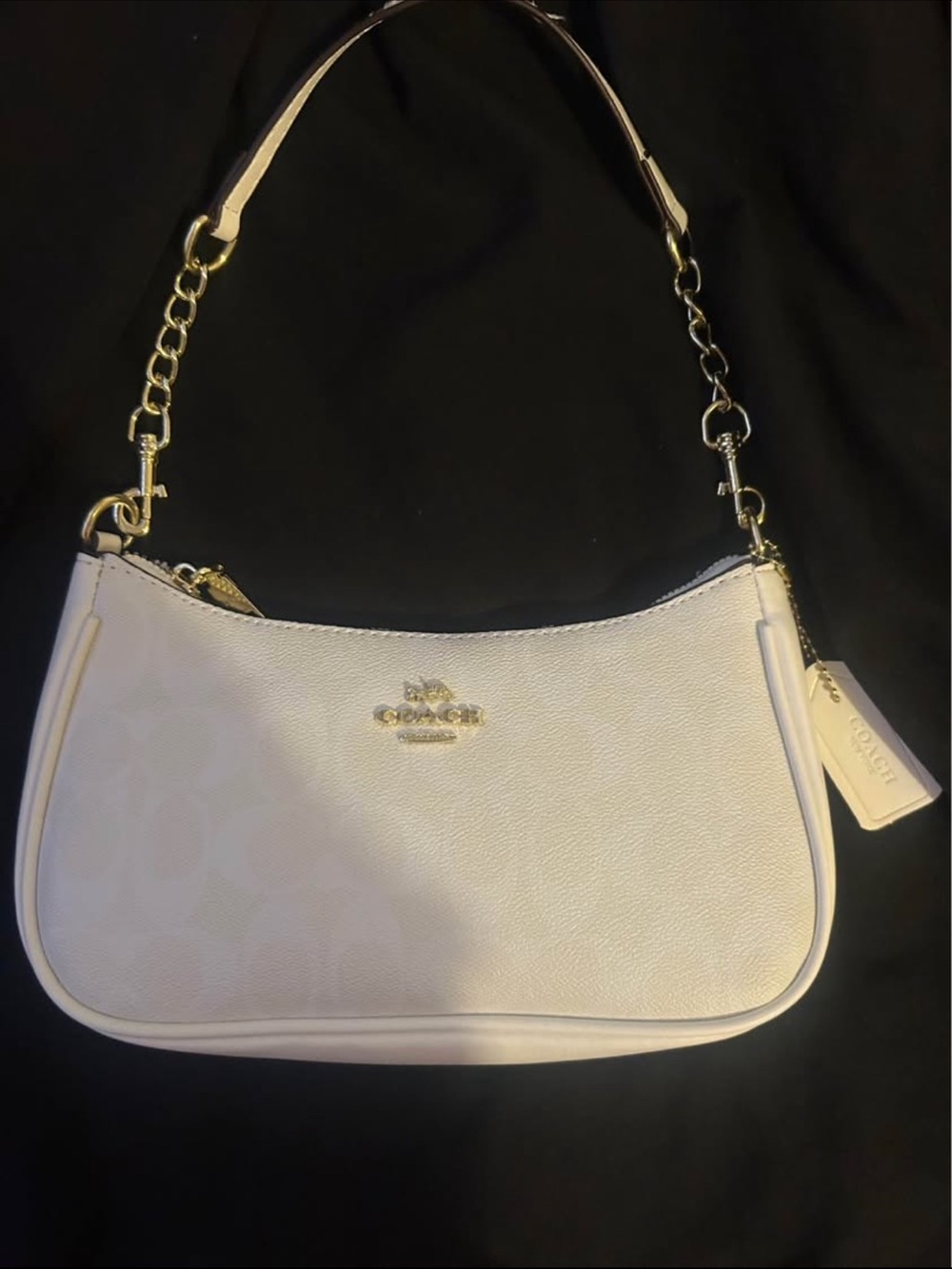 Coach White Shoulder Bag